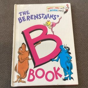 4/$20 Dr. Seuss The Berestain’s B Book Children’s Hard Cover Book